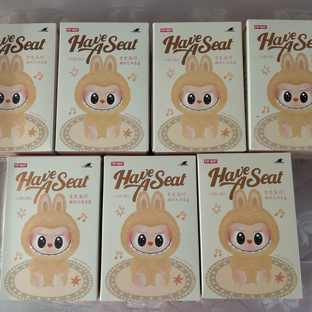 POP MART HAVE A SEAT LABUBU RANDOM BOX